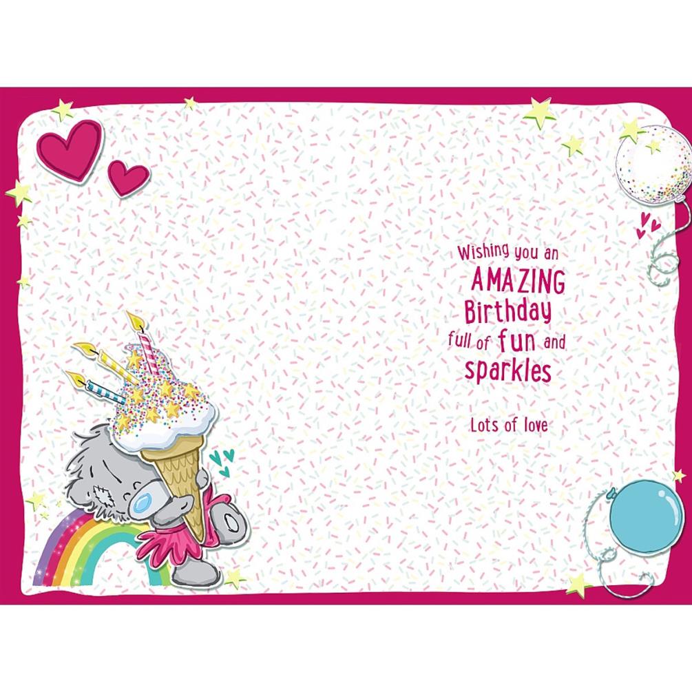Special Granddaughter My Dinky Me to You Bear Birthday Card Extra Image 1